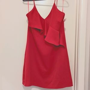 Hot Pink Ruffle dress